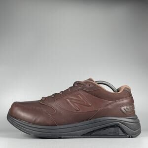 Mens 8.5 6E Womens 10 New Balance 928 Brown Leather Comfort Walking Shoe Sneaker